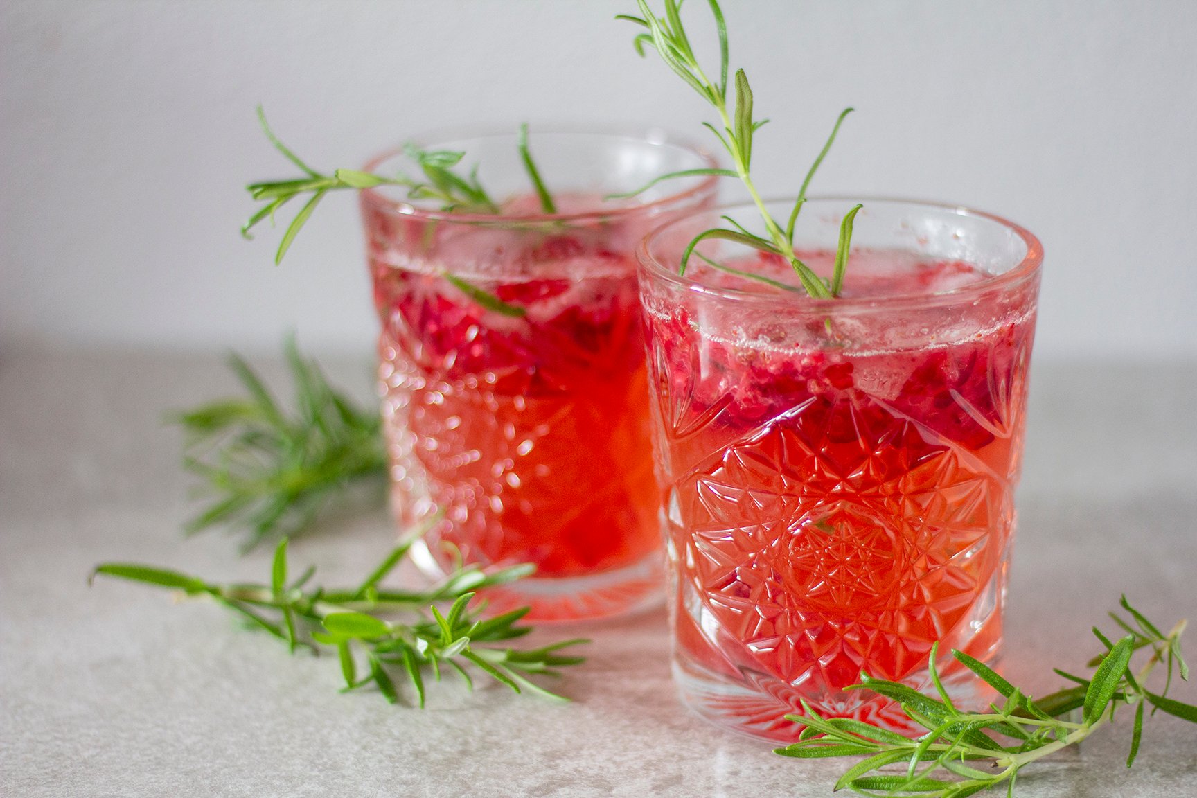 Puolukka-mocktail