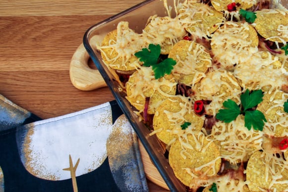 Potatislåda med texmex-skav