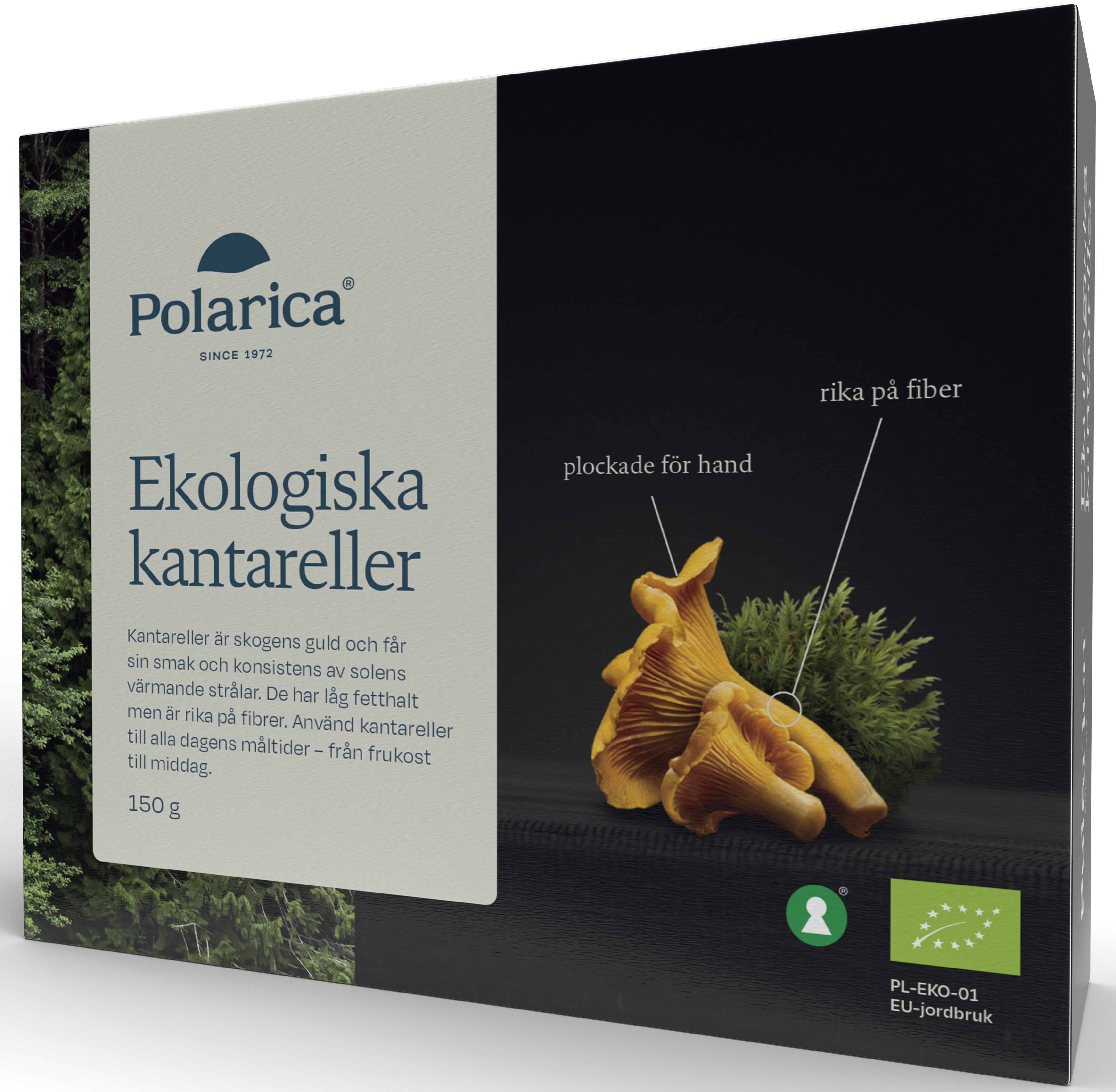 EKOLOGISKA KANTARELLER 150G