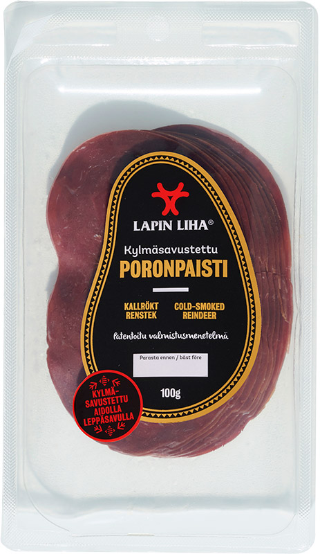 Lapin-liha-kylmasavustettu-poronpaisti-leikkele